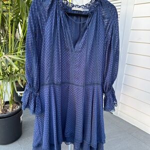 Alice + Olivia blue dress